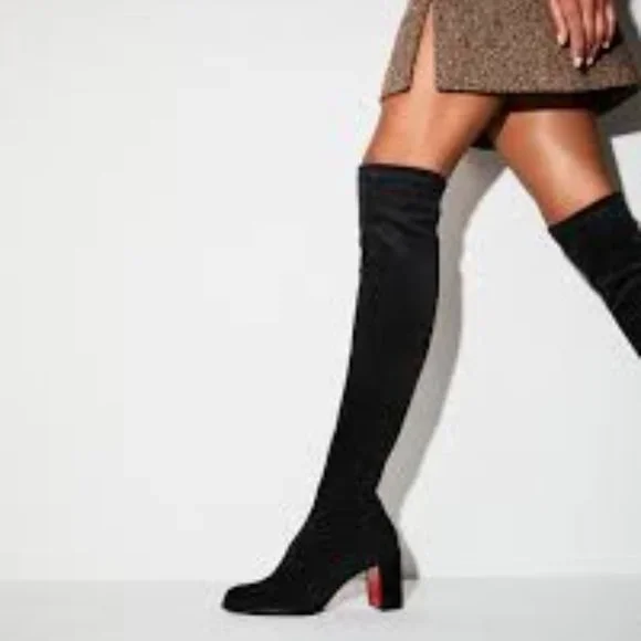Louboutin over the knee high boots on sale
